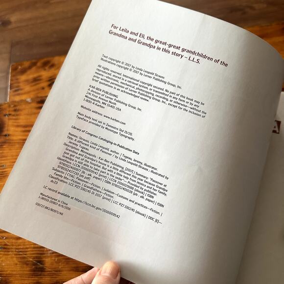 PJ Library A Different Kind Of Passover Jewish Paperback Book - Picture 3 of 10